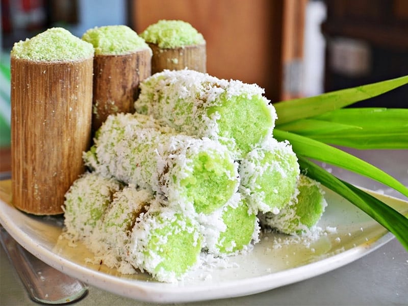 bánh cốm lá dứa