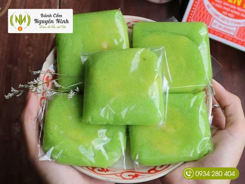 Bánh cốm xanh đặc sản