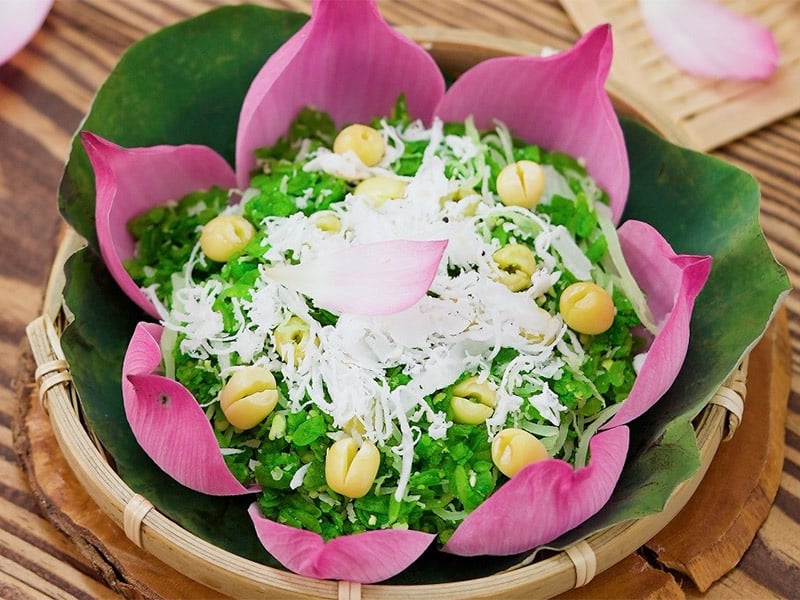 các món ăn kèm bánh cốm